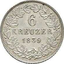 6 Kreuzer 1839   