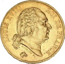 40 francos 1816 L  