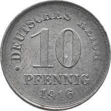 10 Pfennig 1916 D  