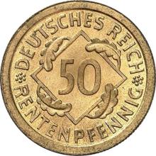 50 Rentenpfennigs 1924 G  
