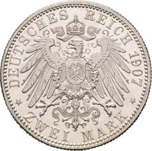 2 марки 1907 F   "Вюртемберг"