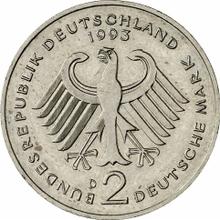 2 марки 1993 D   "Курт Шумахер"