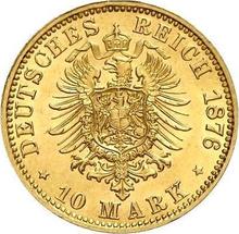 10 марок 1876 J   "Гамбург"