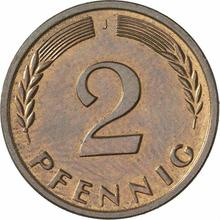 2 Pfennig 1965 J  
