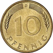 10 Pfennige 1973 D  