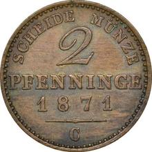 2 fenigi 1871 C  