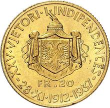 20 франга ари 1937 R   "Независимость"