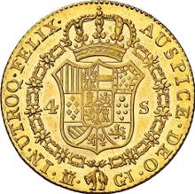 4 escudo 1820 M GJ 