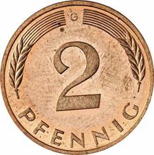 2 Pfennig 1993 G  