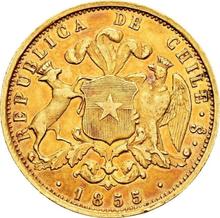 10 peso 1855 So  