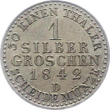 1 Silber Groschen 1842 D  