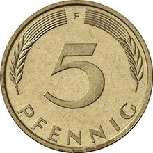 5 Pfennige 1974 F  