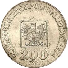 200 złotych 1974 MW  JMN "XXX lat PRL" (PRÓBA)