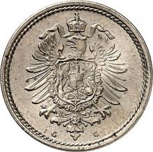 5 Pfennige 1876 G  