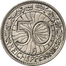 50 Reichspfennig 1936 F  