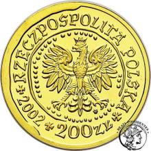 200 Zlotych 2002 MW  NR "White-tailed eagle"