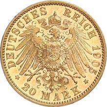 20 Mark 1905 D   "Bayern"