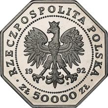 50000 Zlotych 1992 MW  ANR "Orden Virtuti Militari"