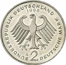 2 марки 1996 A   "Франц Йозеф Штраус"