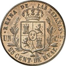 25 centimos de real 1862   