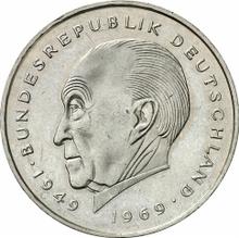 2 marcos 1985 J   "Konrad Adenauer"
