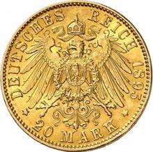 20 марок 1895 J   "Гамбург"