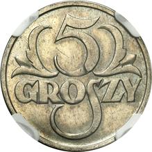 5 groszy 1925   WJ (Pruebas)