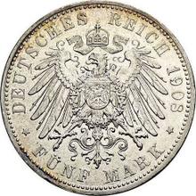 5 Mark 1908 D   "Saxe-Meiningen"
