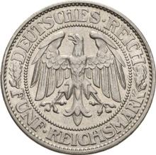 5 Reichsmarks 1930 G   "Roble"