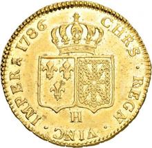 Doppelter Louis d'or 1786 H  