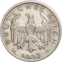 2 Reichsmarks 1927 D  