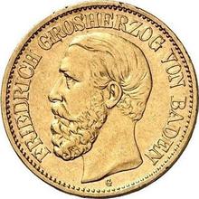 10 marcos 1880 G   "Baden"