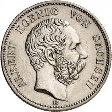 2 марки 1880 E   "Саксония"