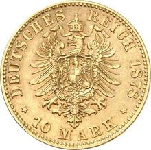 10 marcos 1878 F   "Würtenberg"