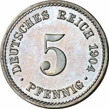 5 Pfennig 1904 A  