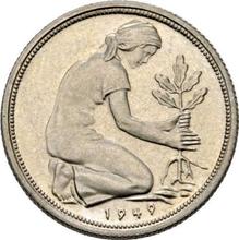 50 Pfennige 1949 G   "Bank deutscher Länder"