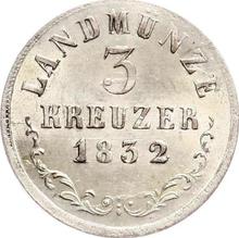 3 Kreuzer 1832  L 