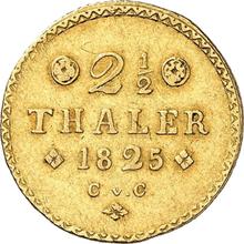 2 1/2 táleros 1825  CvC 