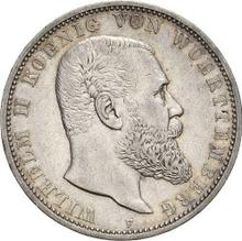 5 марок 1893 F   "Вюртемберг"