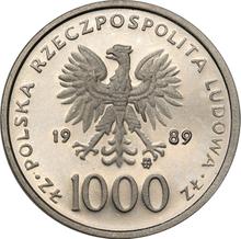 1000 Zlotych 1989 MW  ET "John Paul II" (Pattern)