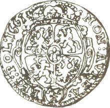 Dukat 1661  TT  "Porträt mit Krone"