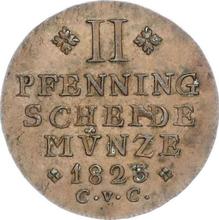 2 Pfennige 1823  CvC 