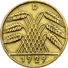 10 рейхспфеннигов 1929 D  