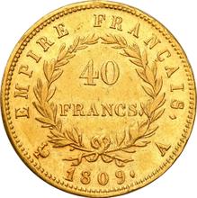 40 francos 1809 A  