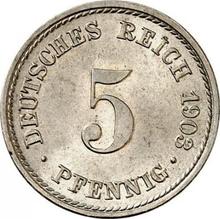 5 fenigów 1903 F  