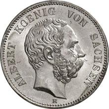 2 марки 1883 E   "Саксония"