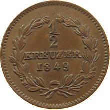 Medio kreuzer 1849   