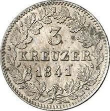 3 kreuzers 1841   