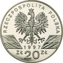 20 złotych 1997 MW   "Jelonek rogacz"