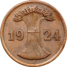 2 Rentenpfennig 1924 J  